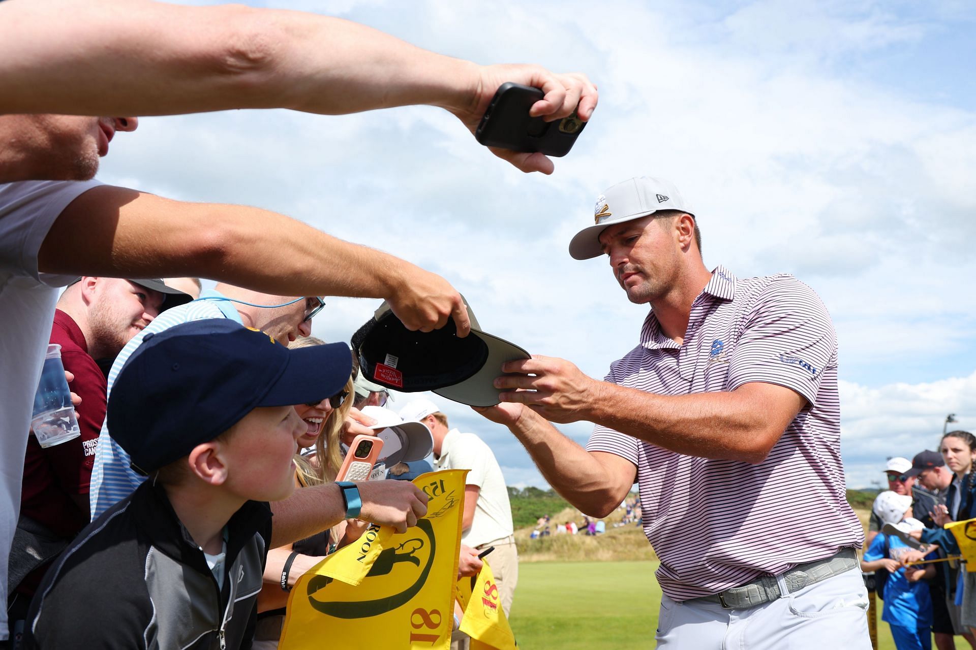 Bryson DeChambeay at the 152nd Open (Image via Getty)